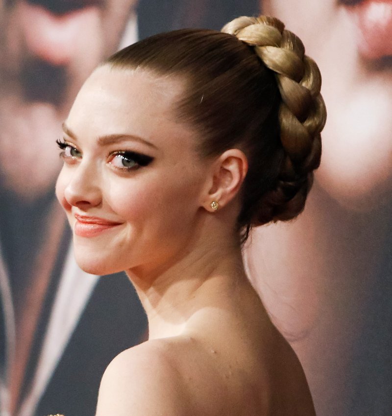 El recogido con postizo de Amanda Seyfried