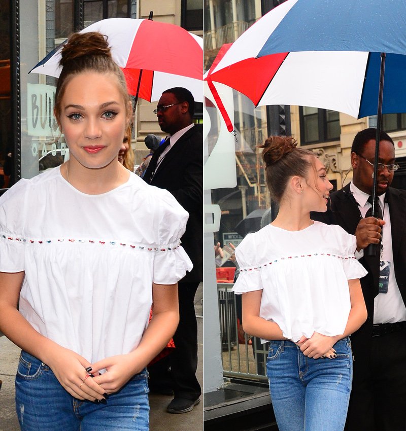 El moño alto de Maddie Ziegler