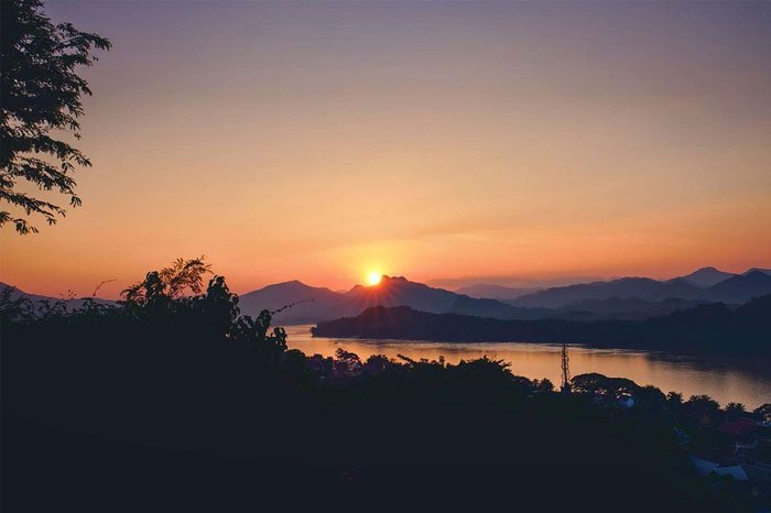 El Monte Phousi | Centro cósmico de Luang Prabang