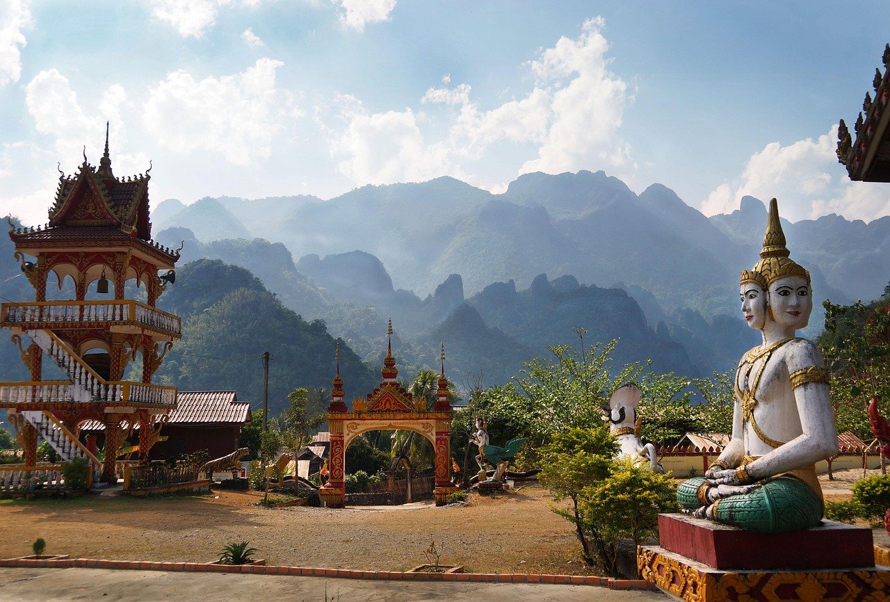 Laos Templo Montañas - Foto gratis en Pixabay - Pixabay